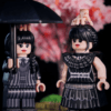 Wednesday Addams Minifigure Building Block Set