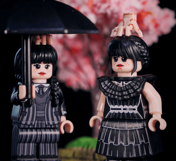 Wednesday Addams Minifigure Building Block Set