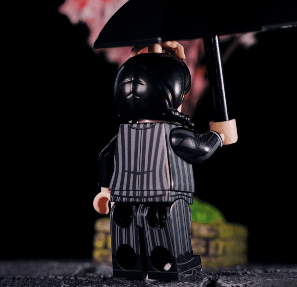 Wednesday Addams Minifigure Building Block Set - Image 2