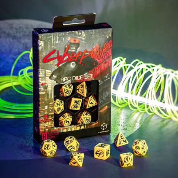 Cyberpunk RPG Dice Set