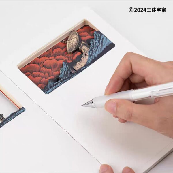 Red Coast Base 3D Pop-Up Notebook: A Tribute to The Three-Body Problem - Image 4