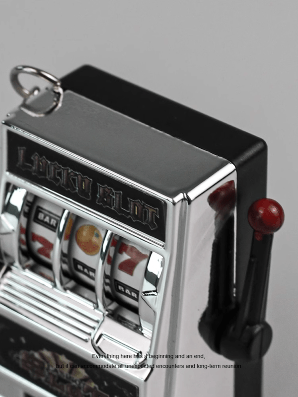 Pocket-Sized Slot Machine Keychain - 777 Jackpot - Image 2