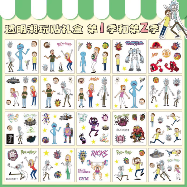 Rick and Morty Transparent Sticker Pack - Image 8