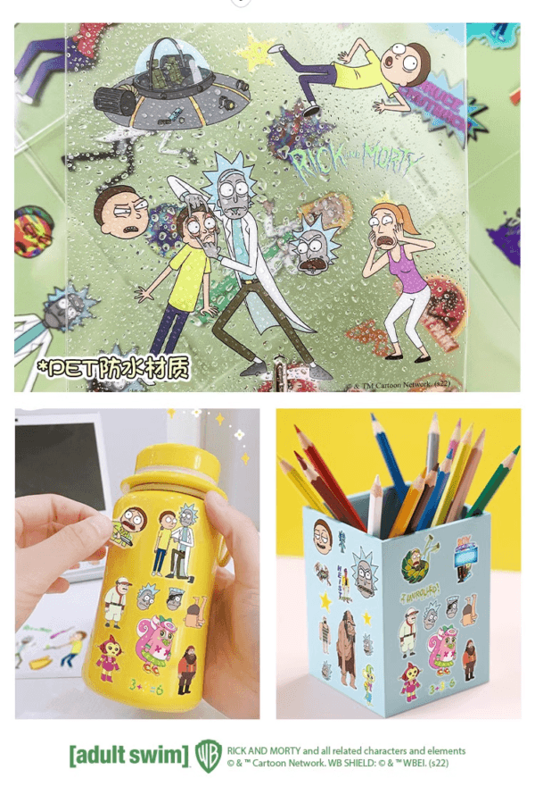 Rick and Morty Transparent Sticker Pack - Image 9