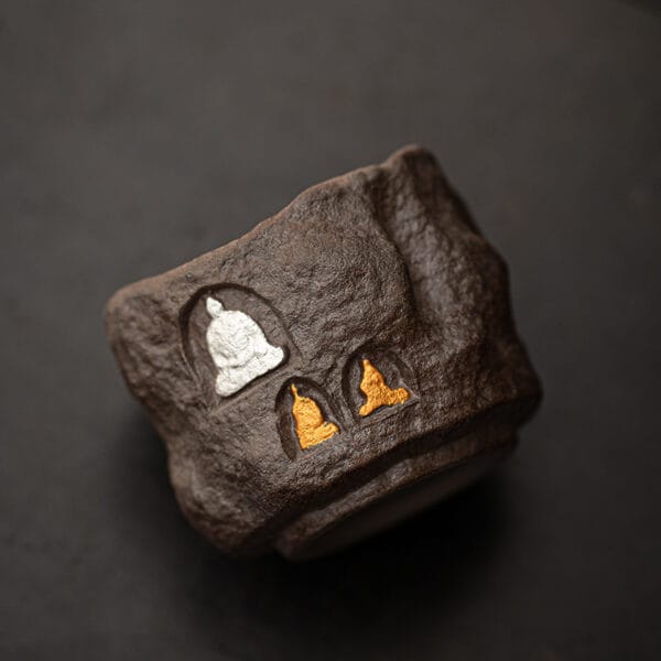Dunhuang Wuxiang - Ancient Rock Mud Teacup - Image 5