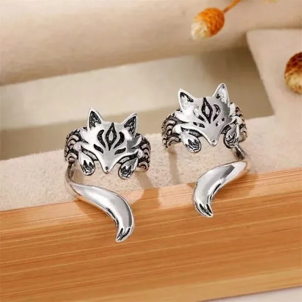 Chic Fox Ear Clip Earrings - Retro Cute Animal Design - Image 2