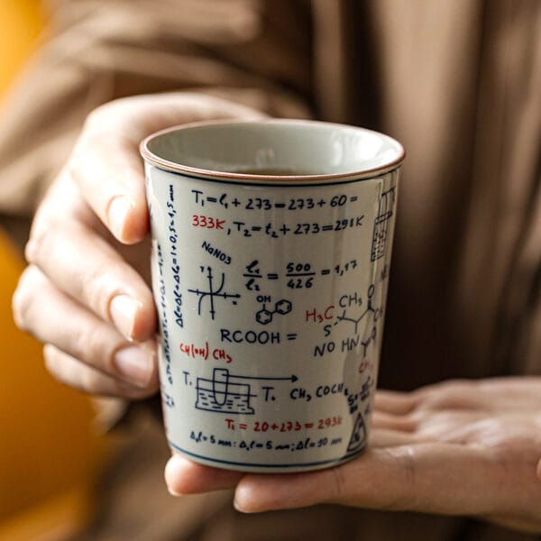 Elegant Mathematical Ceramic Cup - Personal Master Cup