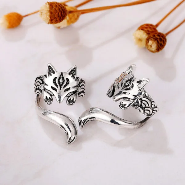 Chic Fox Ear Clip Earrings - Retro Cute Animal Design - Image 3