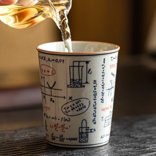 Elegant Mathematical Ceramic Cup - Personal Master Cup - Image 2