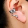 Chic Fox Ear Clip Earrings - Retro Cute Animal Design