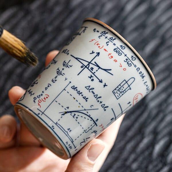 Elegant Mathematical Ceramic Cup - Personal Master Cup - Image 3